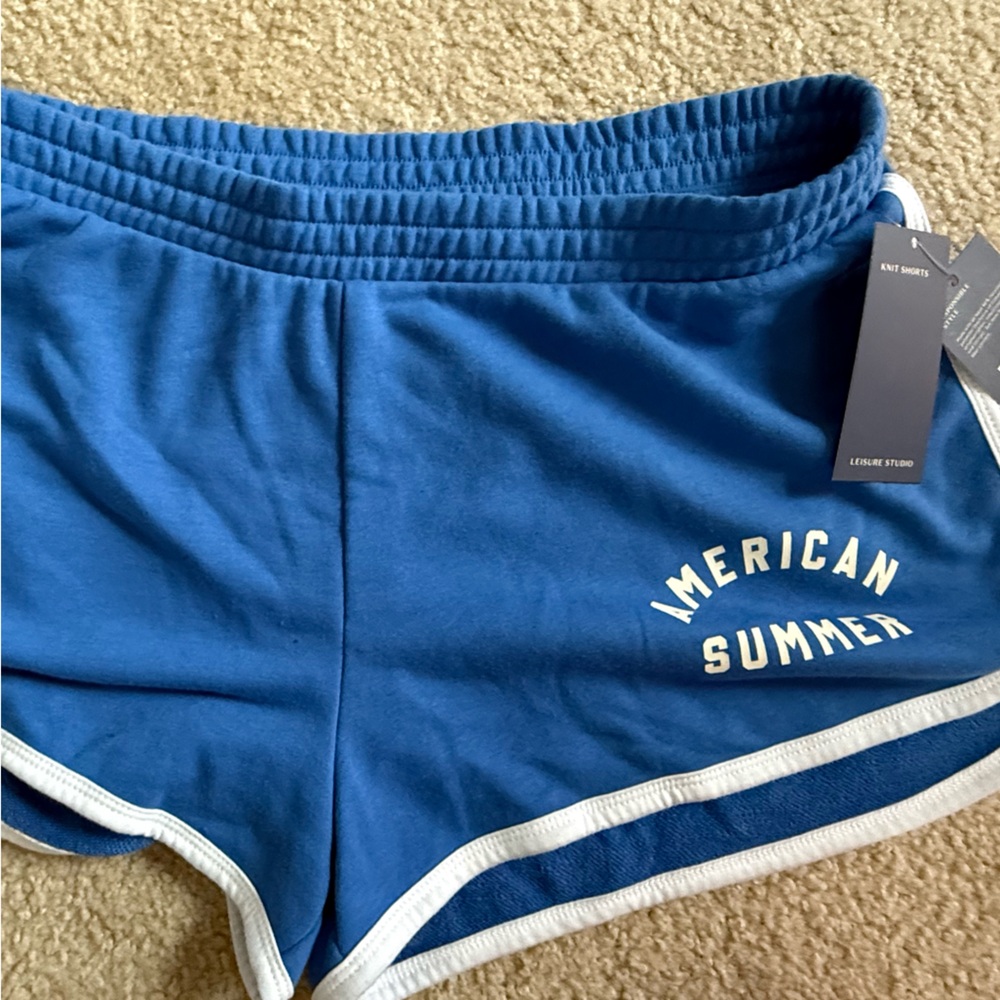 Universal Thread Blue and White Athletic Shorts